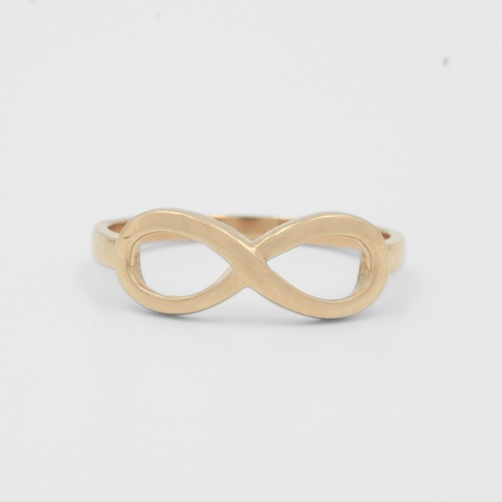 Anillo de Oro 14k Infinito Rosa mod. 8102