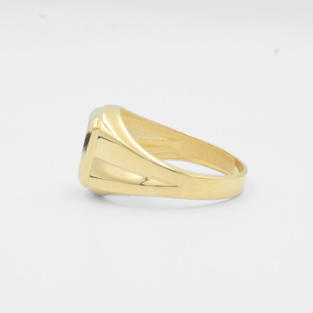 Anillo de Oro 14k con Zirconia Brillante en Bisel Fino mod. 7928