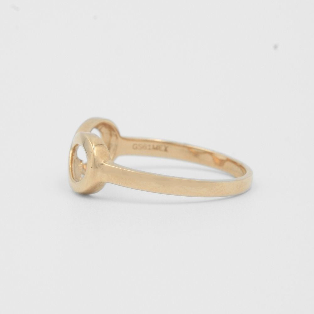 Anillo de Oro 14k Infinito Rosa mod. 8102