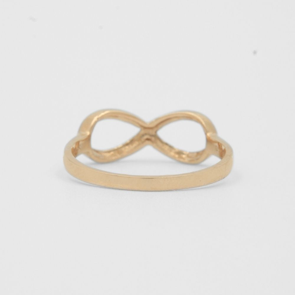 Anillo de Oro 14k Infinito Rosa mod. 8102