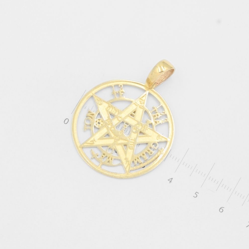 Dije de Oro 14k Tetragramatón mod. 8042