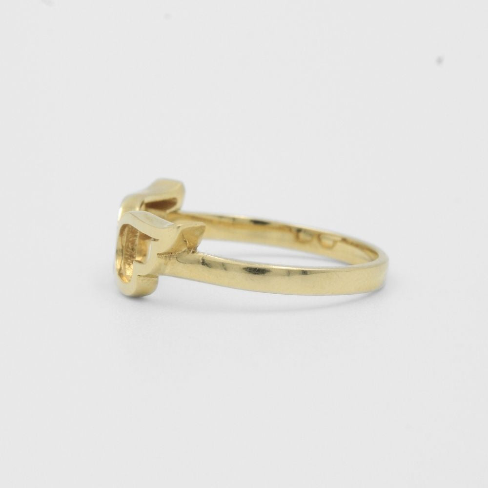 Anillo de Oro 14k Alas de Ángel mod. 8175