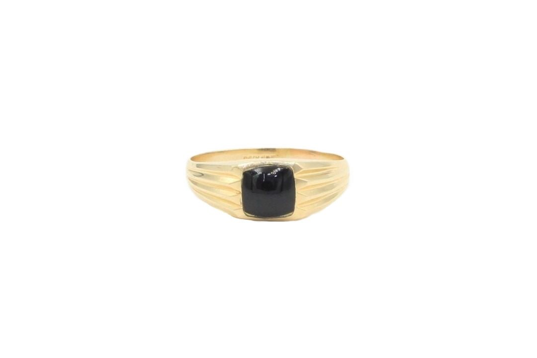 Anillo con Onix Natural mod. 5673 - Joyería Orovel’s