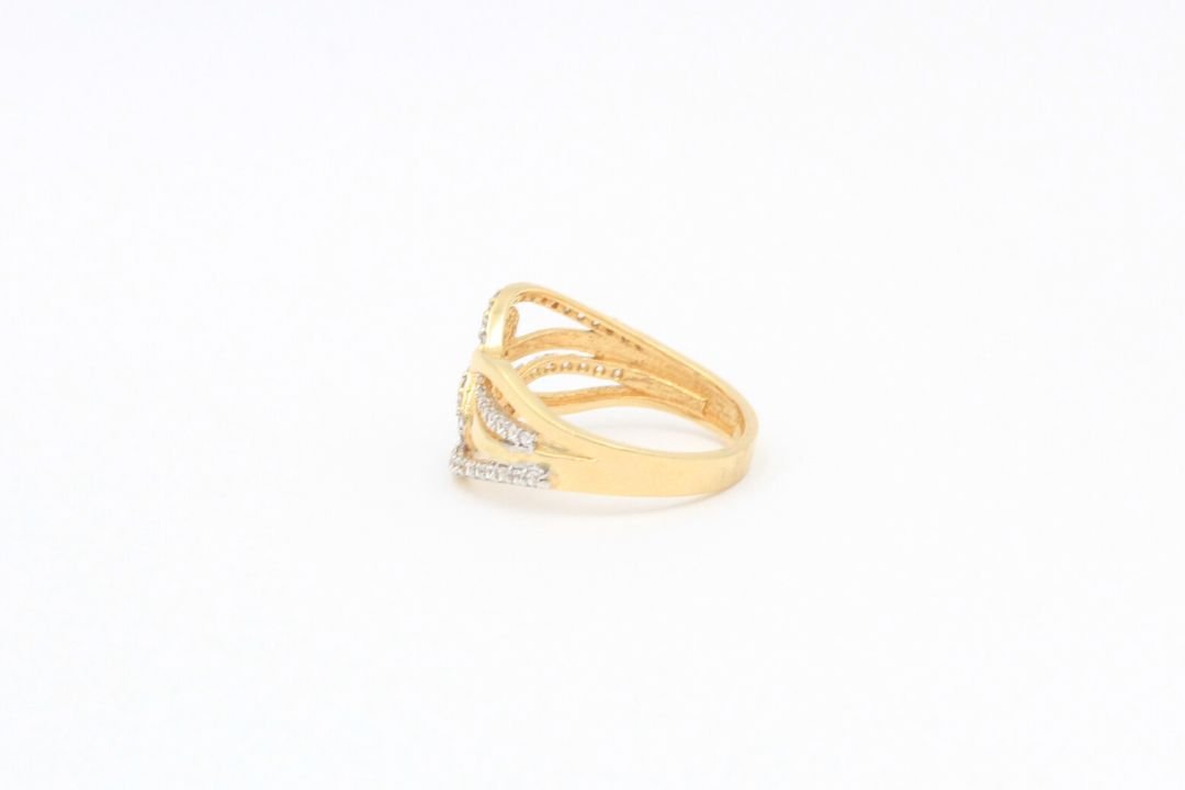 *Anillo Entrelazado mod. 0321 - Joyería Orovel’s