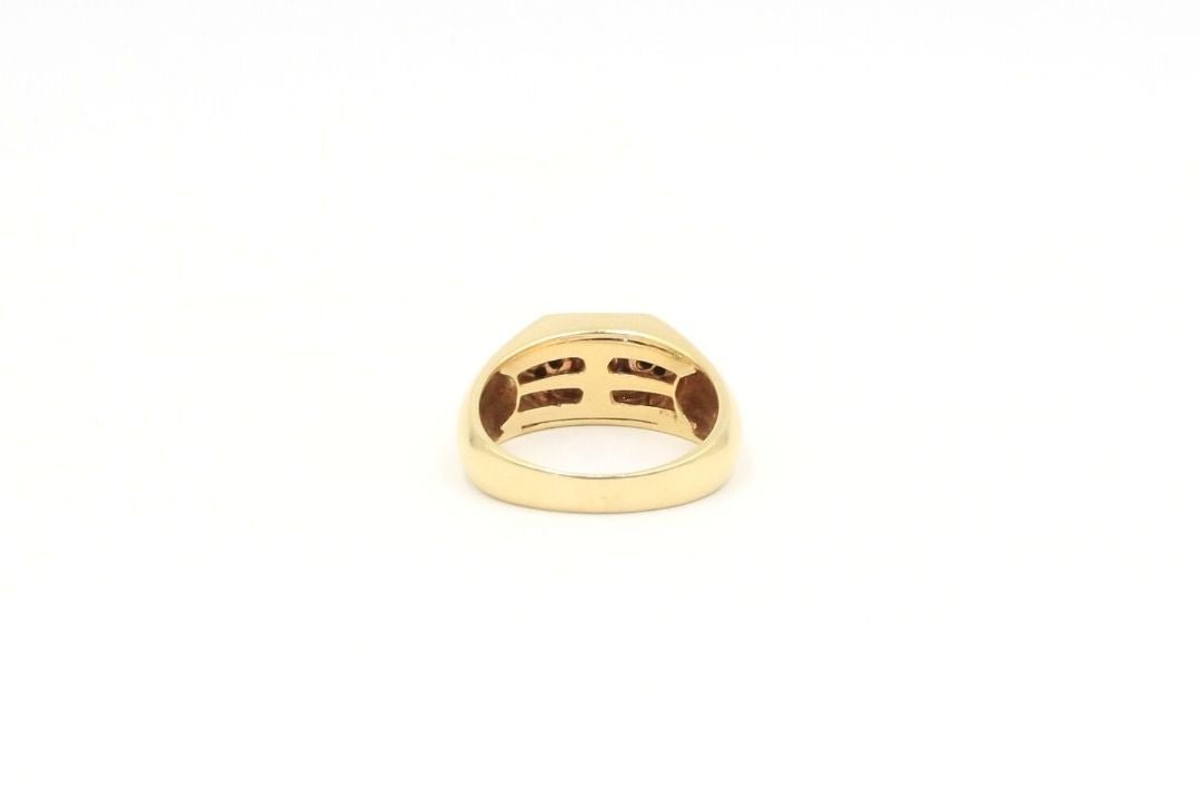 Anillo Tipo Sello con Ónix mod. 5026 - Joyería Orovel’s