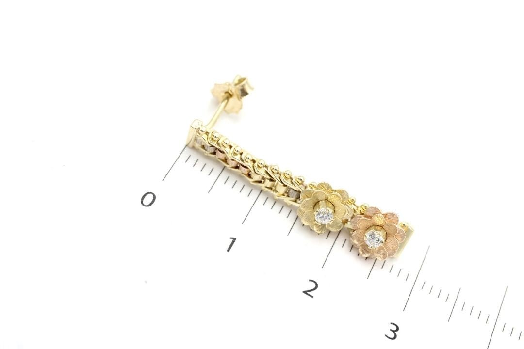 *Arete de Oro 14k mod. 1706 - Joyería Orovel’s