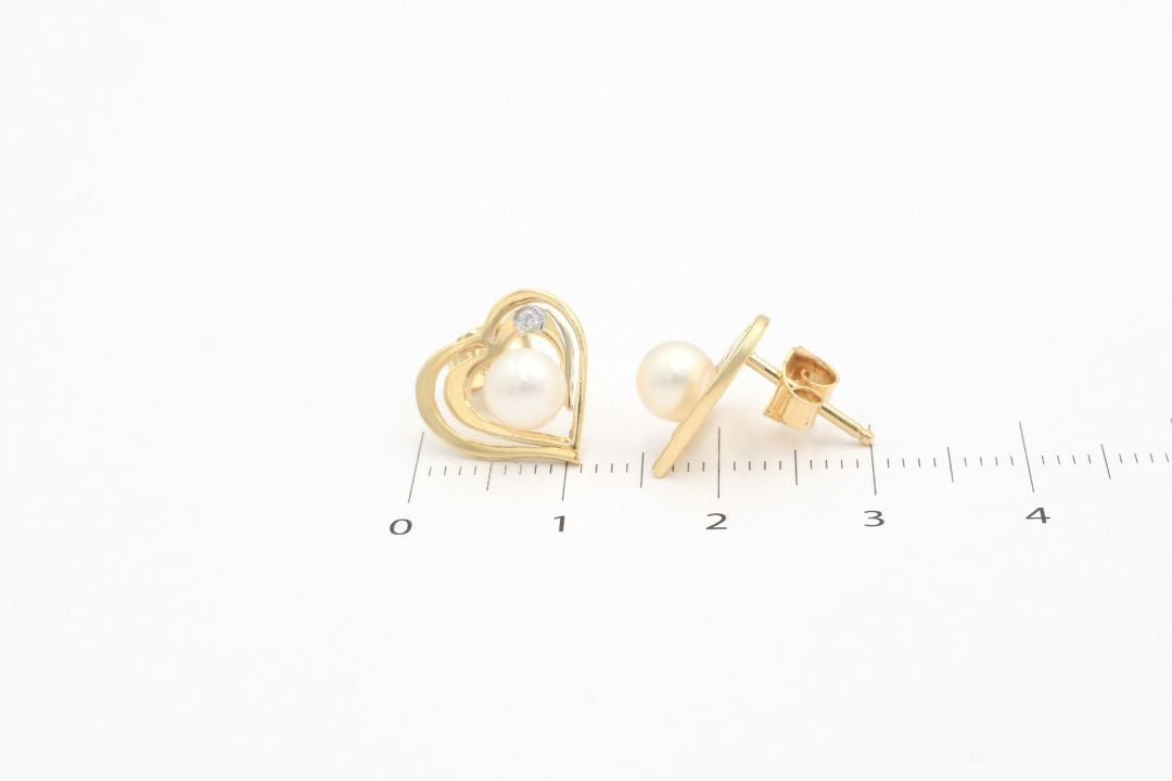 Arete de Oro 14k mod. 4097 - Joyería Orovel’s