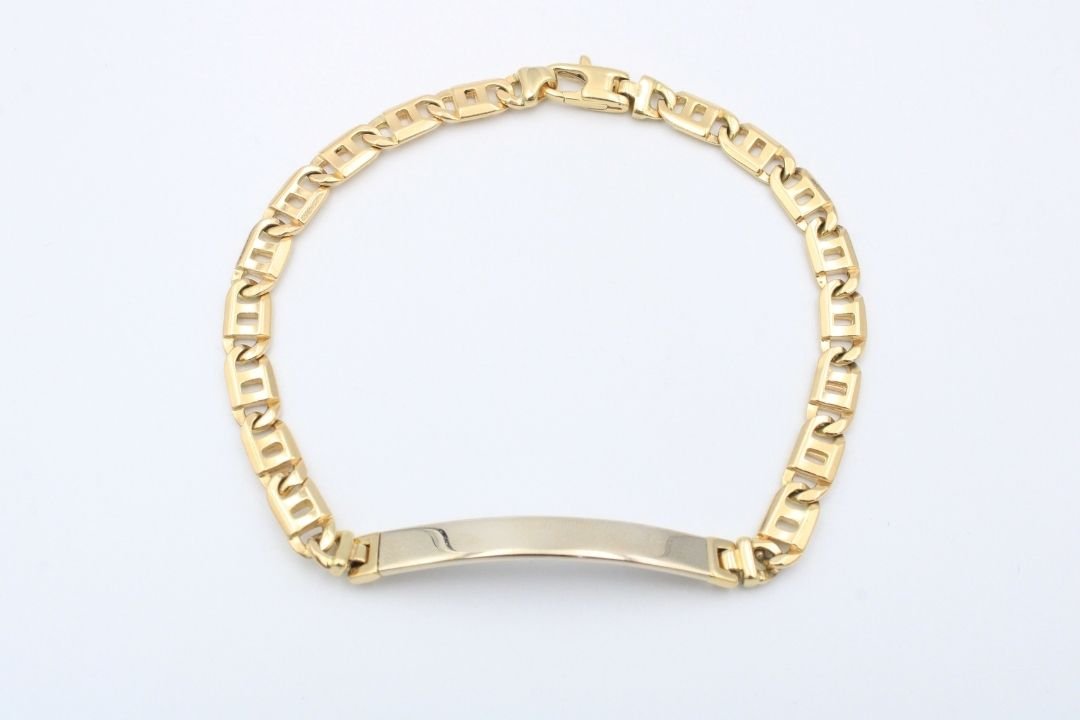 *Esclava escalera de oro 14k mod. 2912 - Joyería Orovel’s