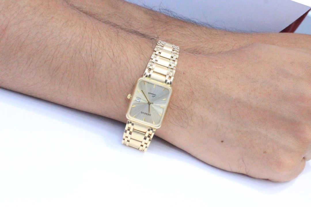 Reloj de Oro 14k para Hombre Geneve Italiano Joyer a Orovel s